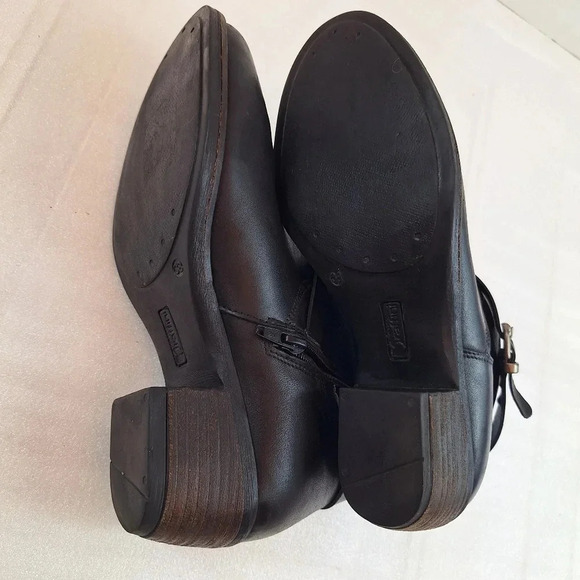 Umberto Raffini Womens Black Alexa Leather Ankle Boot Size 7 - Picture 6 of 15